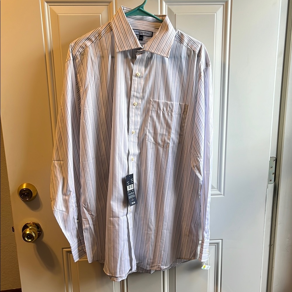 Men's Striped Button-Down Shirt